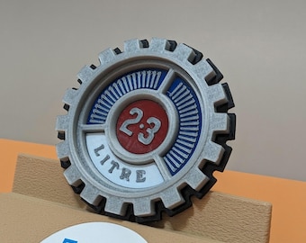 1977-1985 Ford Courier Grill Emblem 2.3 - Druk 3D - Projekt Howe