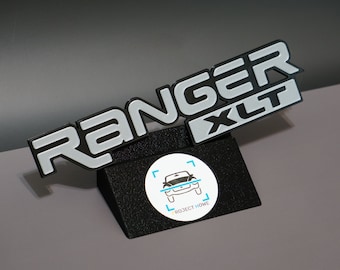 Emblemat Ford Ranger XLT 1989-2005 - Dwukolorowy - Para - Druk 3D - Projekt Howe