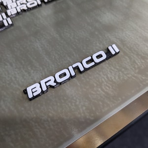 1989-90 Bronco II Key Chain w/Metal Key Ring