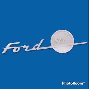 Bronco Emblem like Classic 1955 Ford F series emblems - 3D Printed