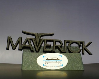 Emblematy Ford Maverick z lat 1970-1975 - Para - Druk 3D - Projekt Howe