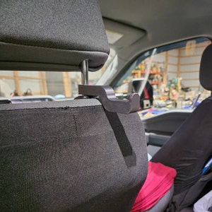 Head Rest Utility Hooks for 2023 F150 F250 F350 Seats - 3D Printed - Project Howe