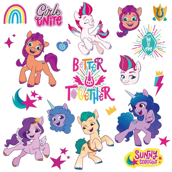 INSTANT DOWNLOAD My Little Pony Printable Design SVG Sticker Etsy