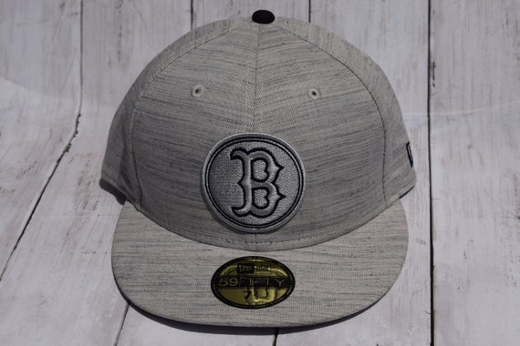 gray boston red sox hat