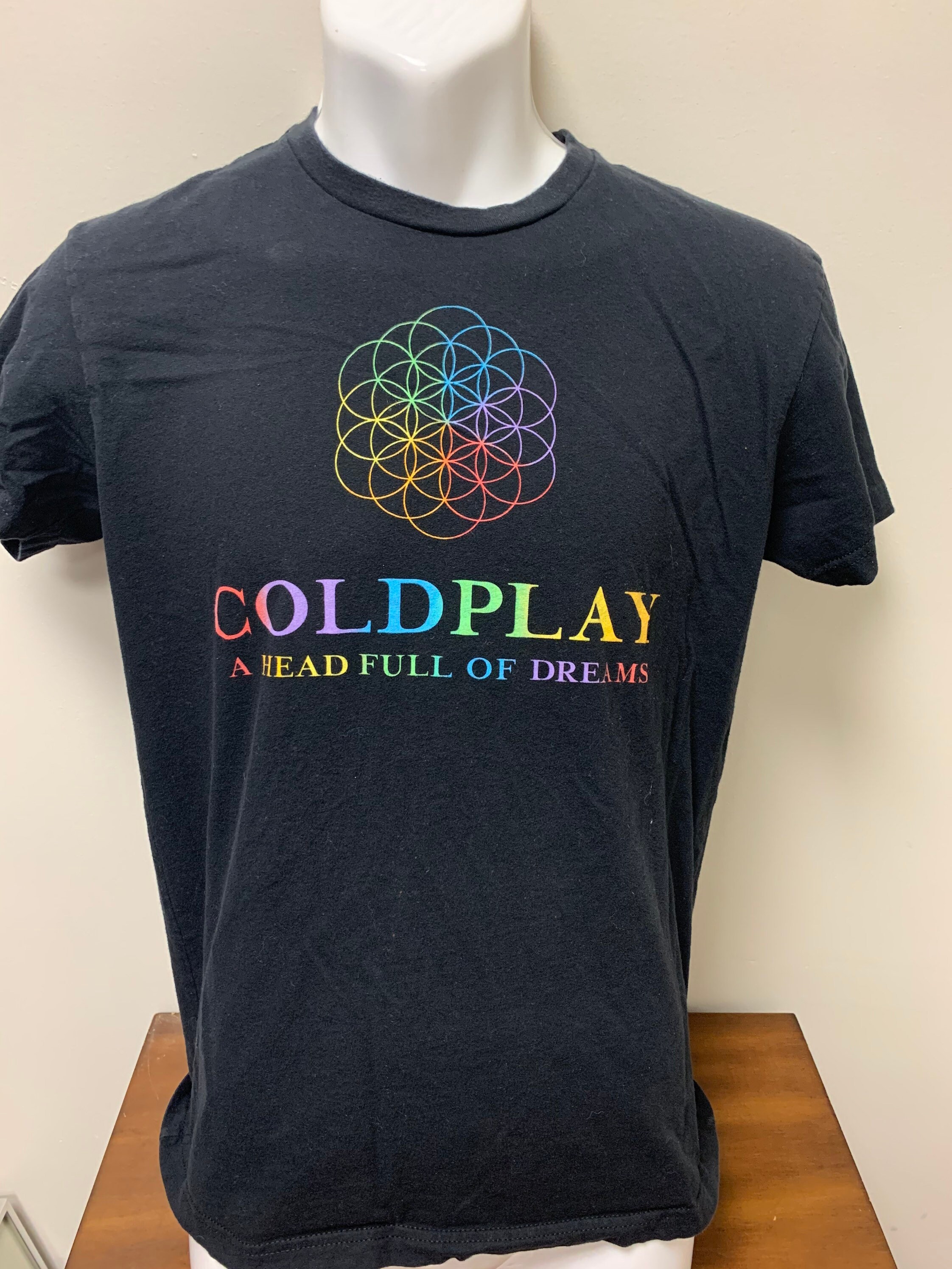 Gently Used Coldplay a Head Full of Dreams tour T Shirt Small Etsy