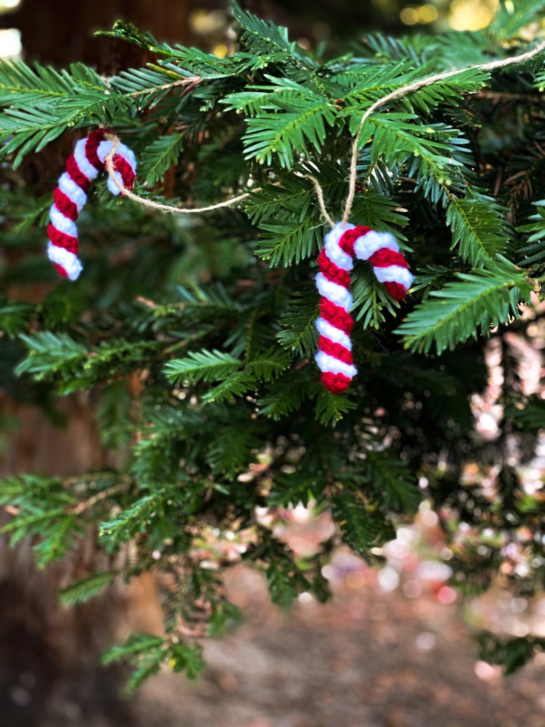 Candy Cane Garland  Etsy