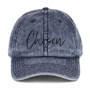 Chosen Hat,Women Christian Hat,Religious Apparel,Christian Gift,Faith Apparel,Christian Apparel,Inspirational Hat,Godly Hat,Self Love