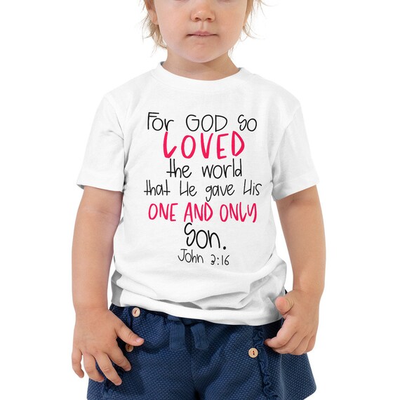 Christian Valentine's John 3:16 For God So Loved The World T-Shirt Christian Valentine's John 3:16 For God So Loved The World T-Shirt