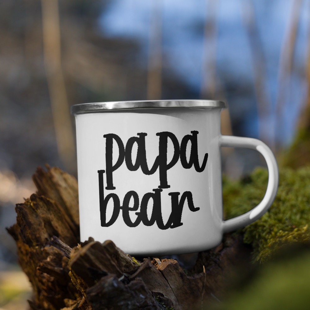  DEI Mama Papa Bear Mug, 20oz, Mulitcolor : Home & Kitchen