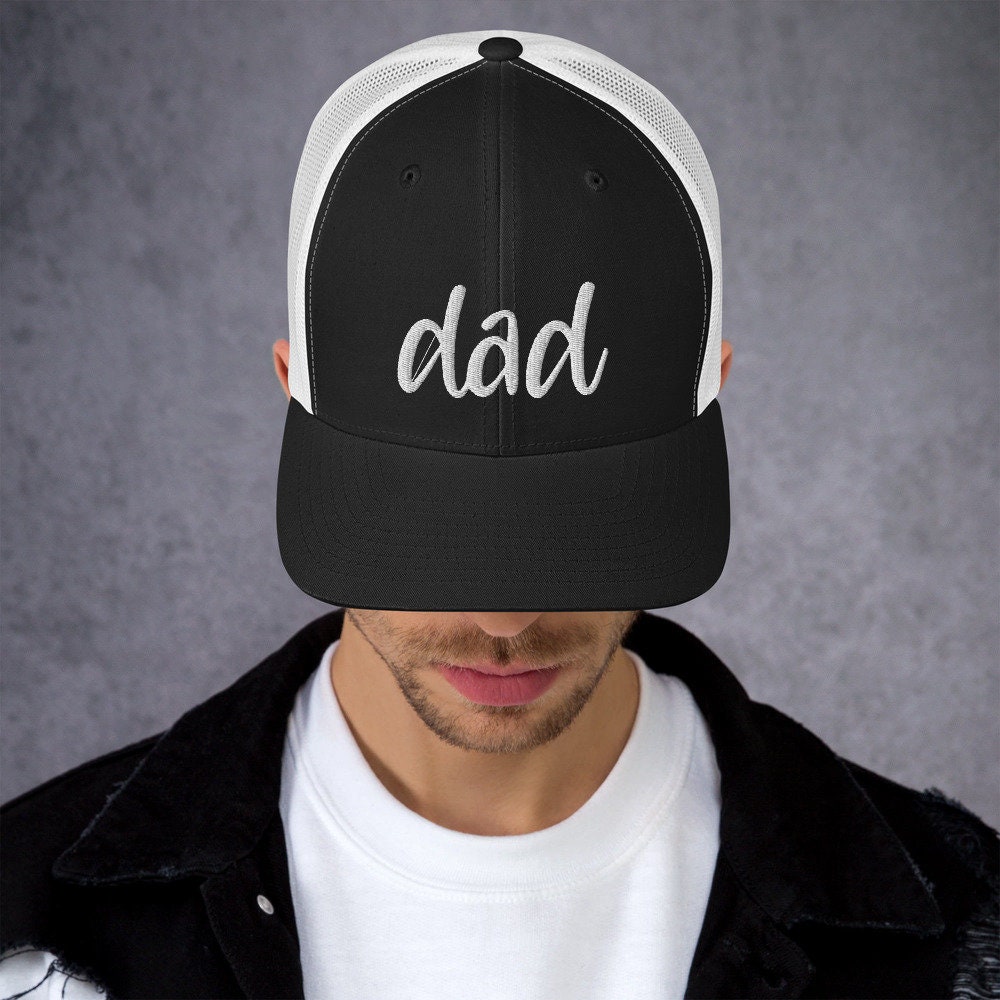 Dad Trucker Cap Fathers Day Gift Fathers Day Dad Hat Dad Etsy