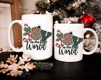 Retro Christian Christmas Mug,Joy to the World Mug,Christmas Coffee Mug, Holiday Mug,Christmas Coffee Cup,Christmas Season,Christmas Movie