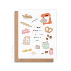 carte pour la fête des mères | Merci d'avoir préparé tant d'amour - MOM007