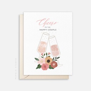 Wedding Greeting Card | Cheers to the Happy Couple - CON002