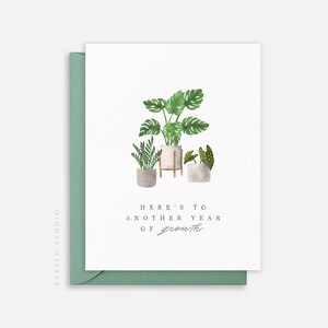 de voeux d'anniversaire | plante de Zazzle.be Liste d'envies Vous avez des idées ? Vers une autre année de croissance - BIR017