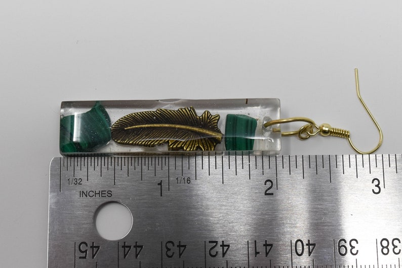 Orgone energy Malachite Orgonite Necklace /& Earring Set for Heart Chakra Taurus Birthstone,EMF protection Healing and Well-being