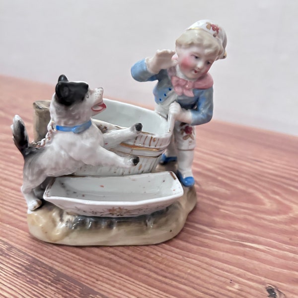 Victorian Fairing Match Striker Dogs Bath Time