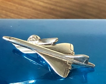 Concorde Hallmarked Silver Cufflinks with Flight Wings in Clivedon Presentation Case Mens Gift