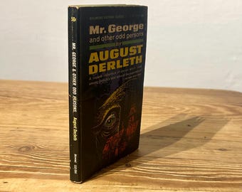 August Derleth Mr George and Other Odd Persons Vintage 1964 Belmont Future Series Rare Sci-Fi Horror Paperback