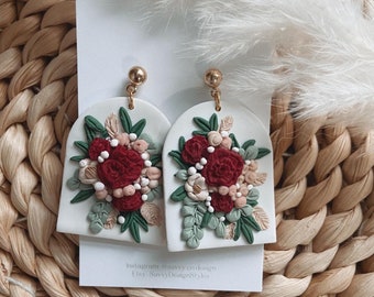 Wedding Bouquet Earrings (CUSTOMIZABLE)