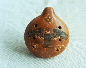 Andean ceremonial shamanic ocarina deep sound