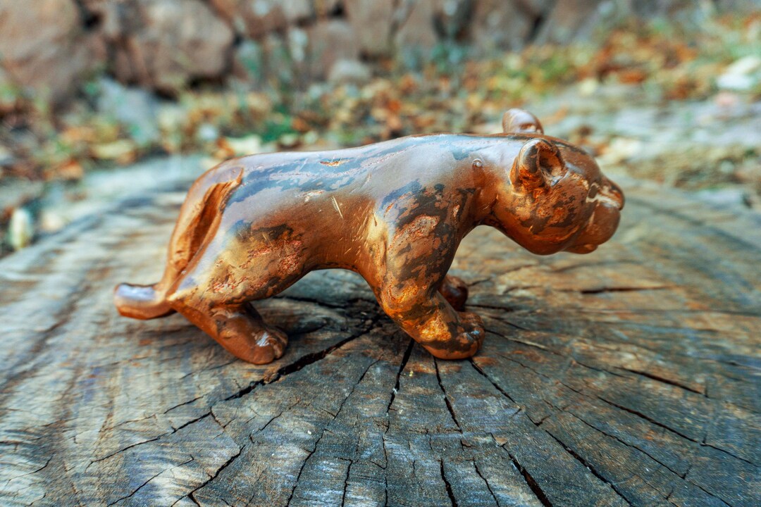 Puma Hand Sign Powerful Puma Hand-carved in River Stone for Your Altar - Etsy