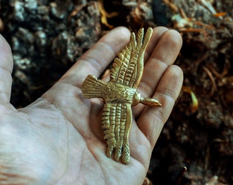 Cóndor de bronce andino para tu altar