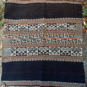 Ancient shamanic altar textile made of pure sheep