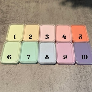 Muted Pastel x-ray marker blanks, DIY X-ray markers blanks,  spring color x-ray markers blanks, x-ray marker case