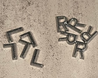 DIY Röntgenmarker Bleibuchstaben, 10er Pack, für Kleinunternehmer, für Heimwerker, BULK Bleibuchstaben