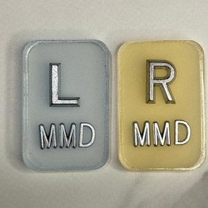 Frosted Pastel X-ray Markers - Soft-hued Radiology Markers for Student Radiologic Technologists
