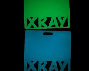 RN Badge Buddy Glow in the dark | Radiology/X-Ray Marker Holder | Healthcare Worker Identification | Name Badge, Badge Holder| Marker Parker