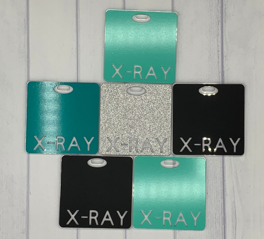 Larger Xray Marker Badge Holder 4 Wide by 4.25 Long Radiology Marker