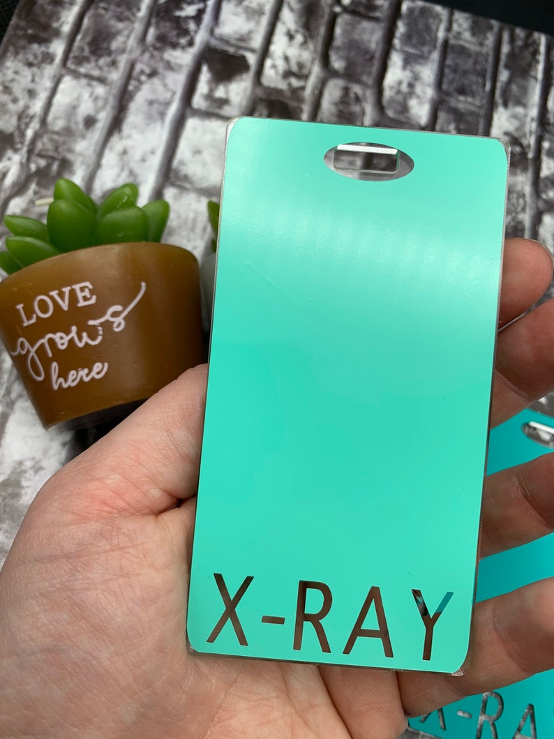 Xray Marker Badge Holder vertical Badge Marker Holder Etsy