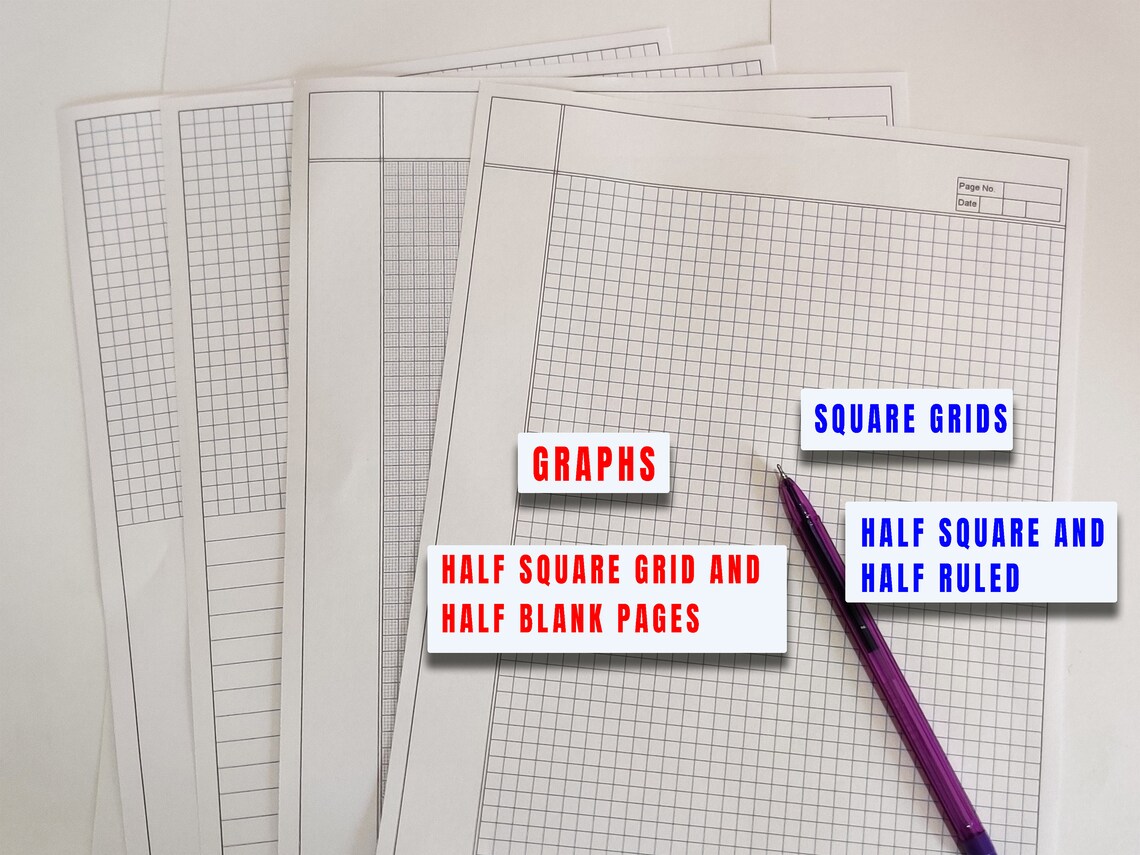 Printable Square Grid Templatessize:a4 for Handwriting | Etsy India