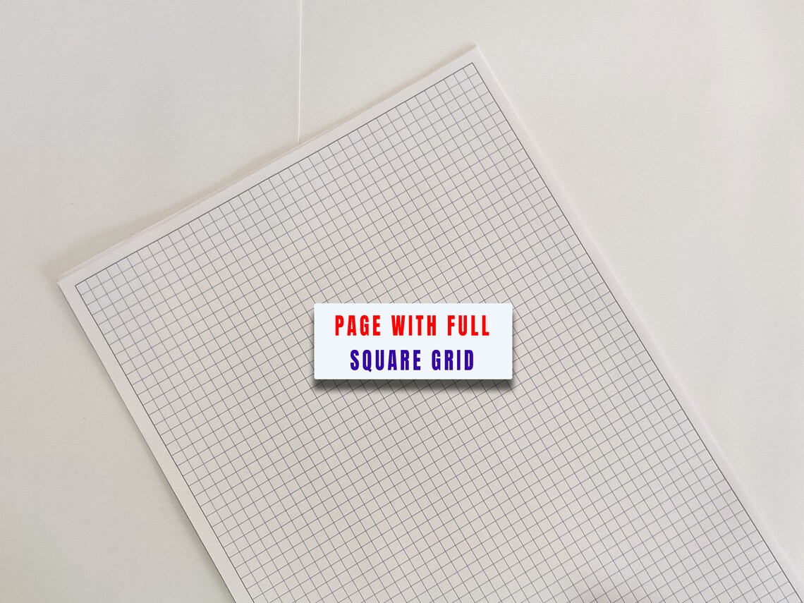 Printable Square Grid Templatessize:a4 for Handwriting | Etsy India