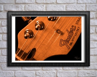 Rock Legend - Fender Strat - Impresión de guitarra - DESCARGA INSTANTE
