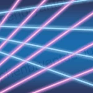Retro Laser Beams Backdrop - Large 84&quot;x60&quot; Digital Download, High-Quality Party Decor, Instant Printable PDF