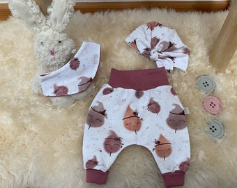 Baby Pumppants Gift Set, Pumppants, Turban Hat, Scarf, Boho Baby Set, Baby Pumppants, Cute Pumppants, Girl Gift Set, Birth Gift