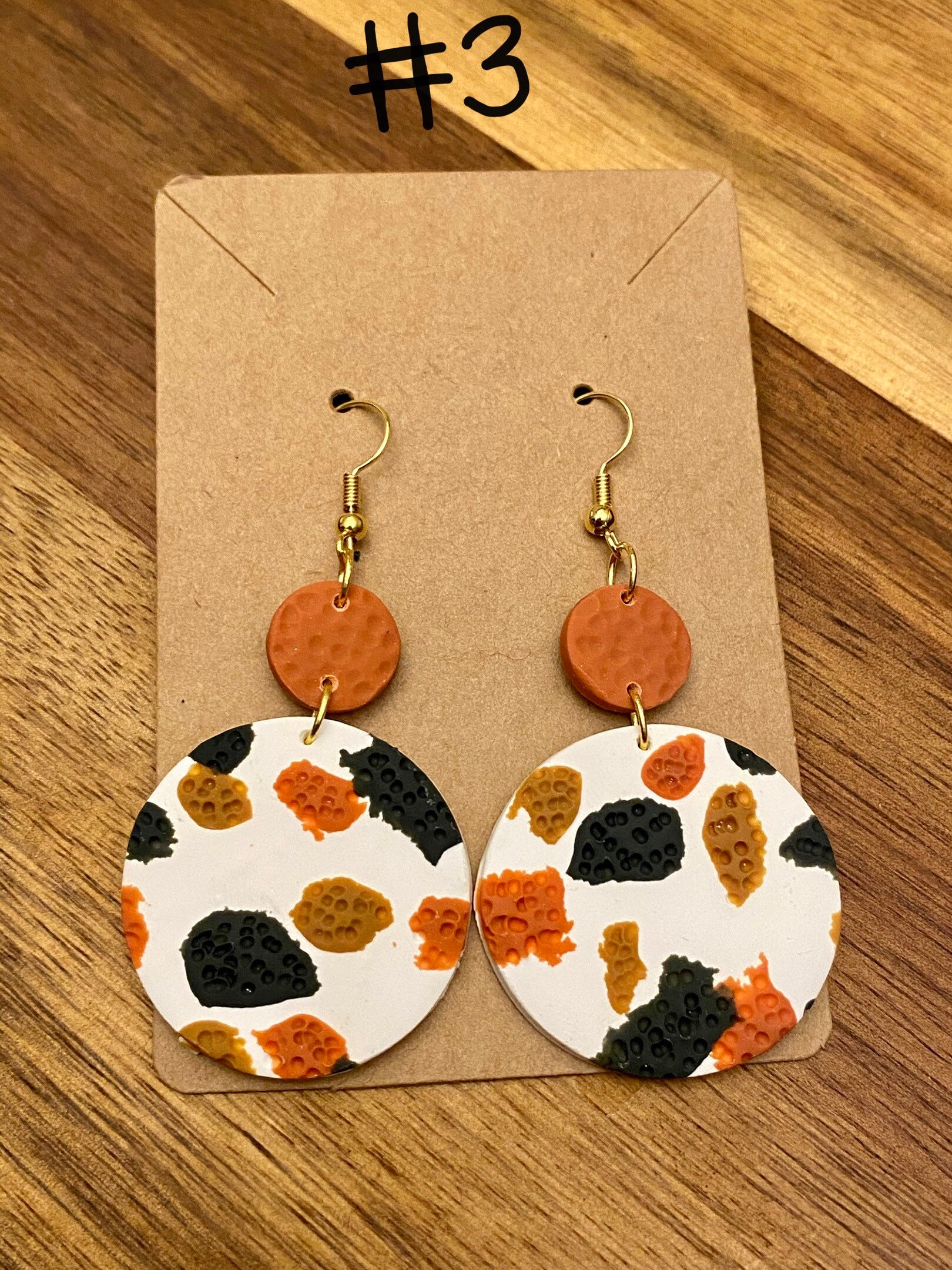 Handmade Clay Earrings Fall Earrings Teacher Earrings Etsy