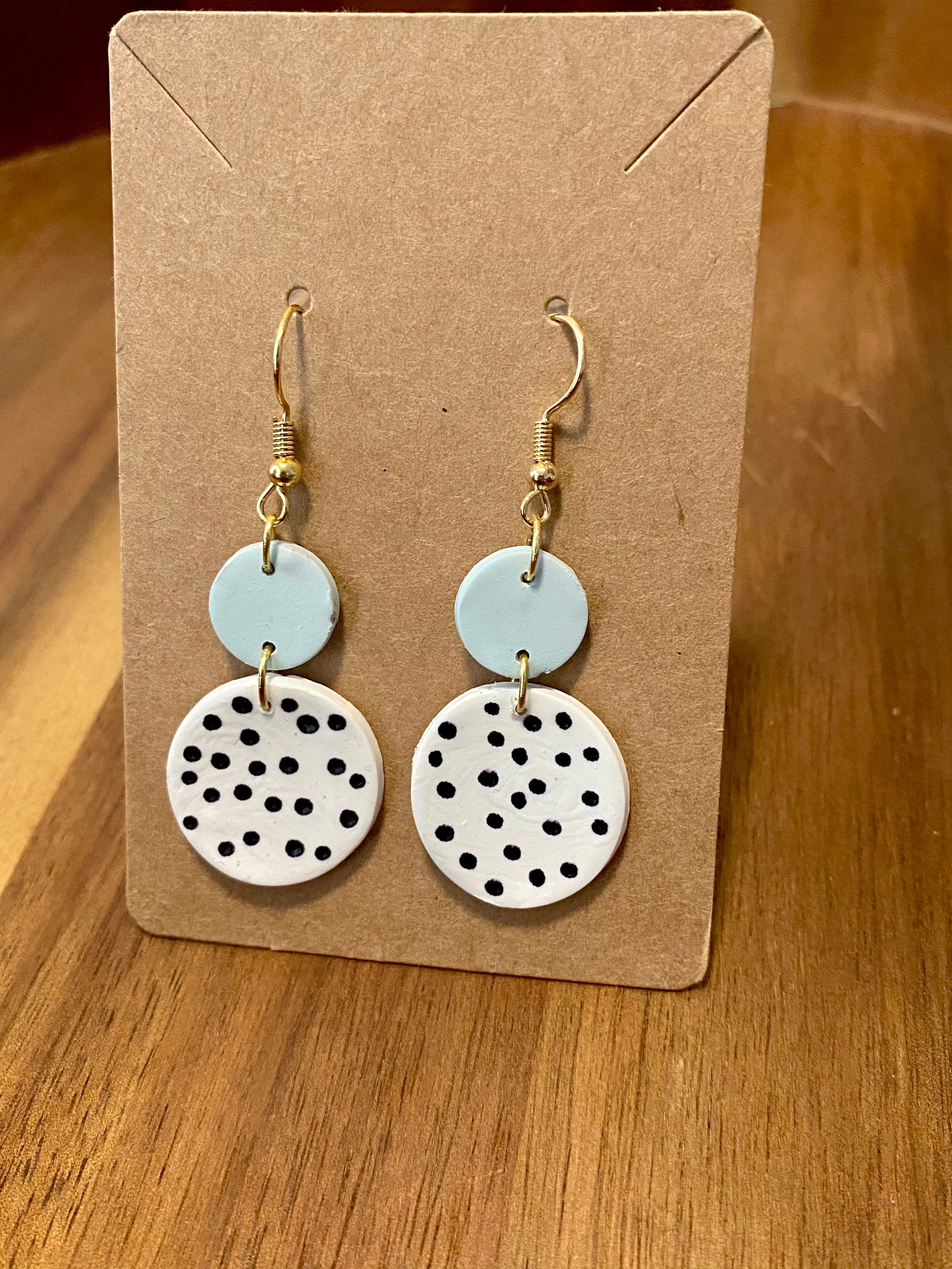 Handmade Clay Earrings teacher earrings handmade gift | Etsy