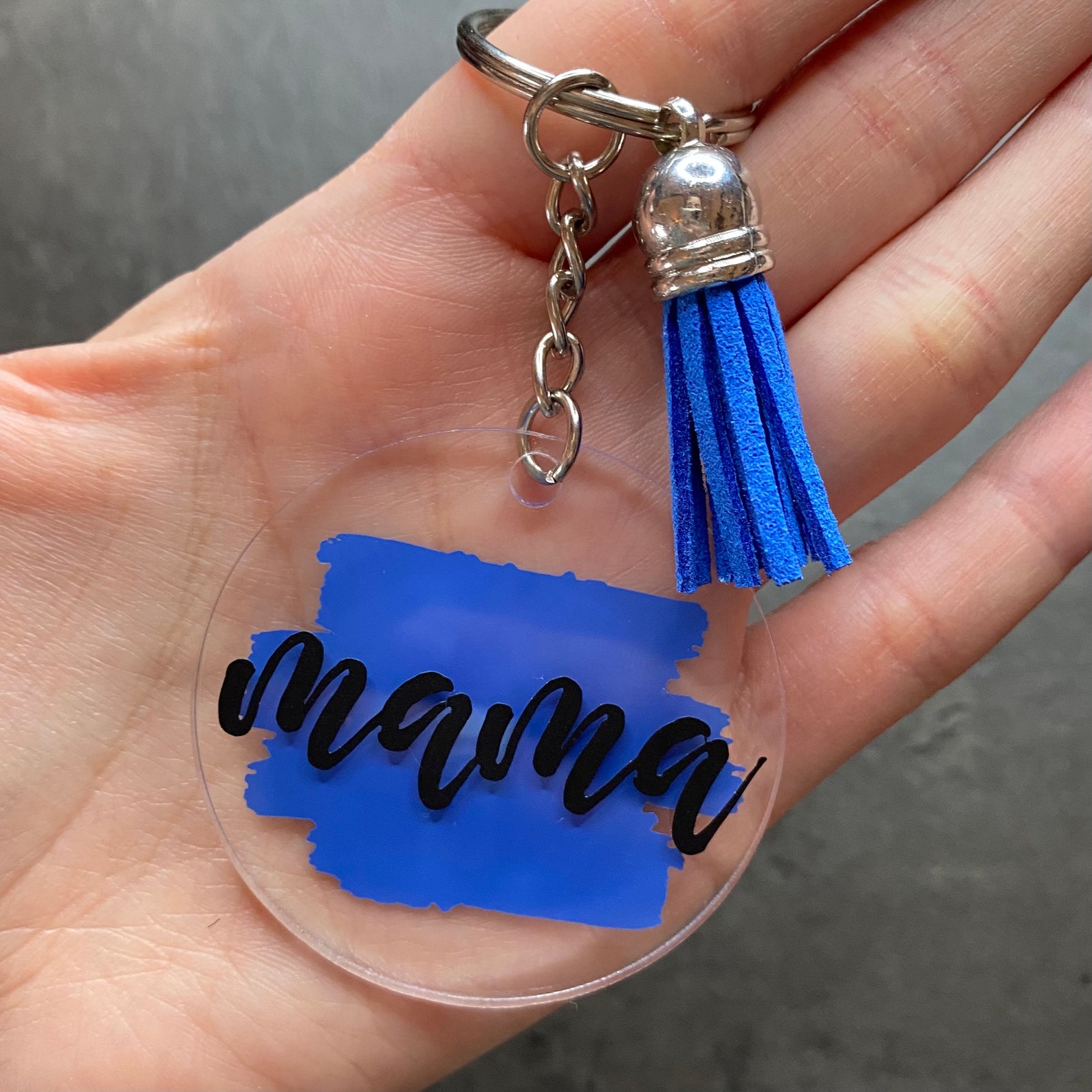 Personalized Keychain, Wifey Keychain, Name Keychain, Mama Keychain