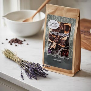 Baking Mixes - Lavender Dark Chocolate Brownies - Premium Culinary