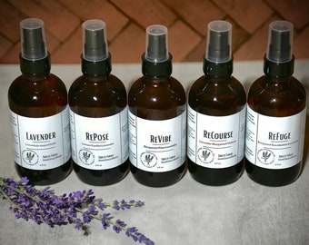 Aromatherapy Sprays - Botanical Infused - Sacred Space Collection - Linen|Pillow|Shower|Small Space • Lavender|Blends •