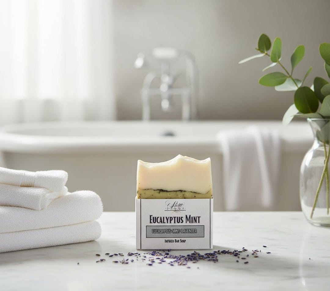 Eucalyptus Mint - Natural Bar Soap - Infused With Essential Oils ...