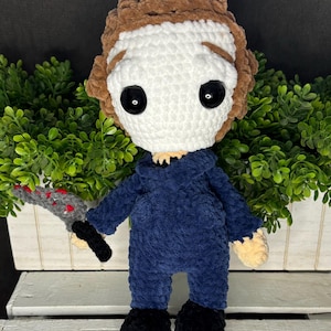 Michael Myers-inspired Crochet Plushie - Etsy
