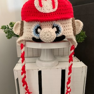 Mario Inspired Crochet Hat