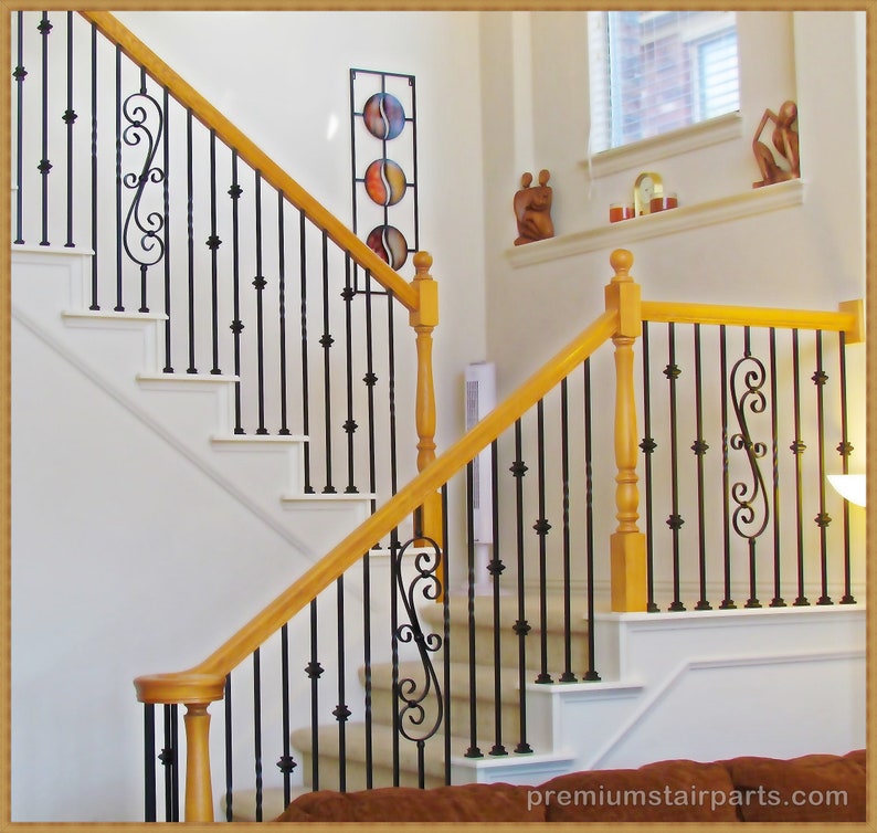 Premium Iron Balusters Iron Spindles Metal Stair Parts Etsy
