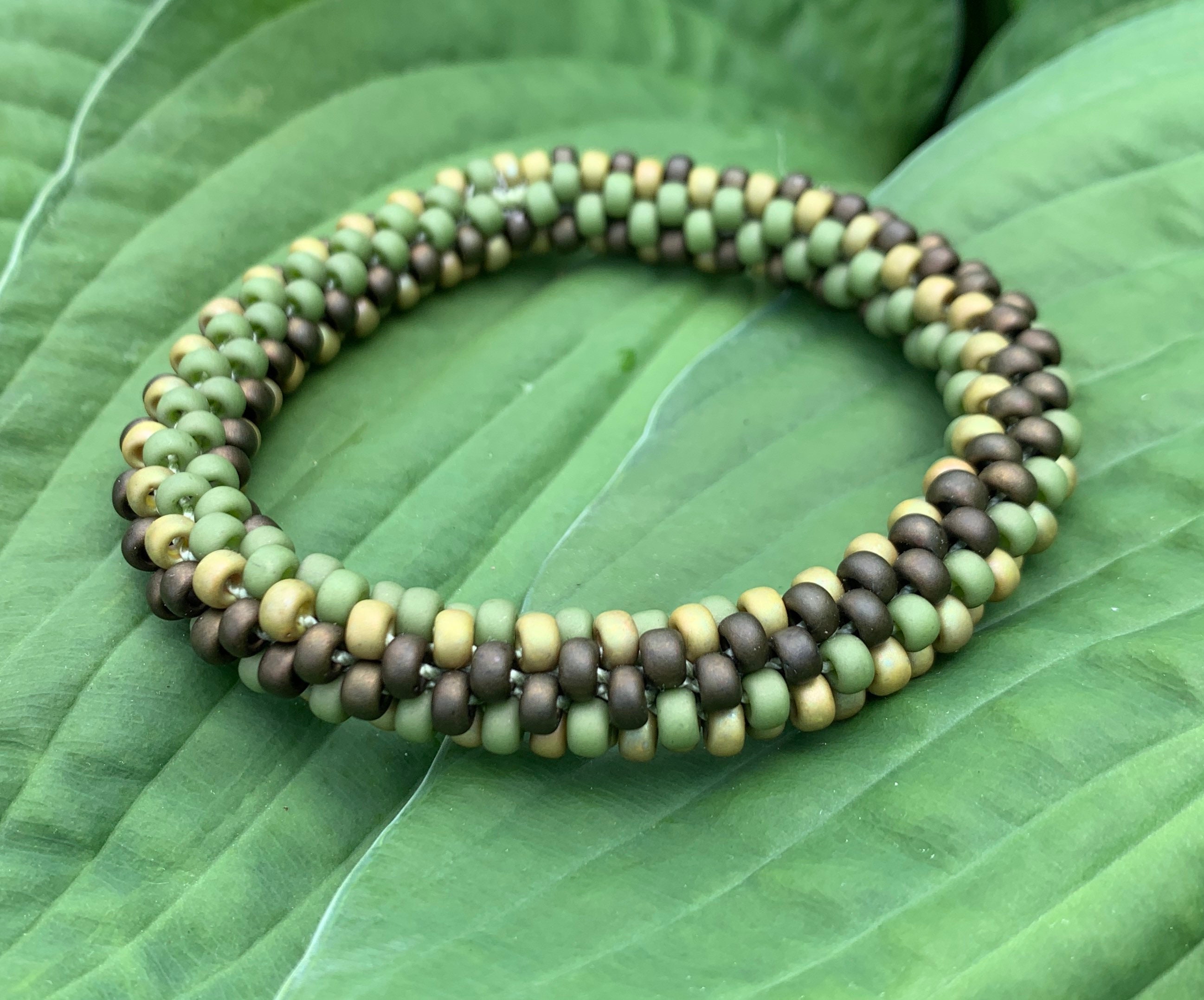 Olive Green Bracelet Etsy