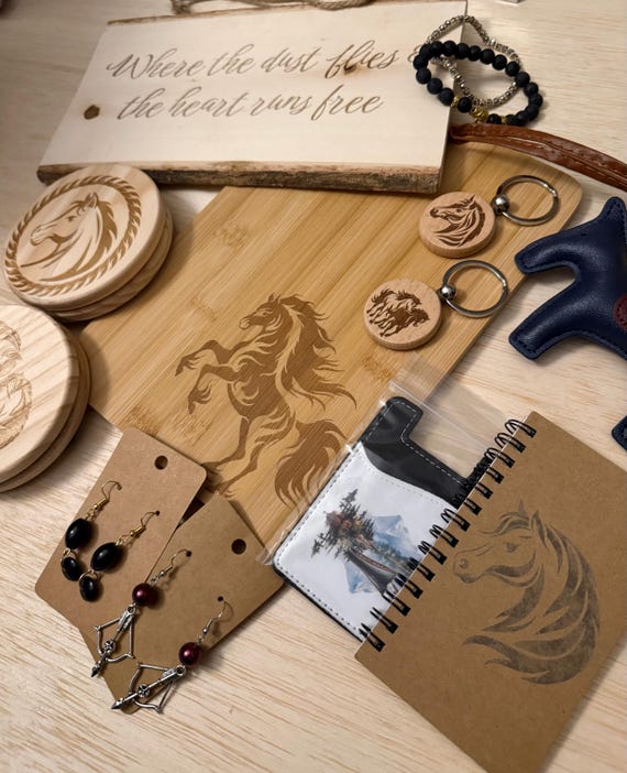 Horse Lover Mystery Box | Equestrian Gift Box | Horse Girl Gift Set | Western Country Decor Bundle | Horse Themed Gifts for Her | Surprise