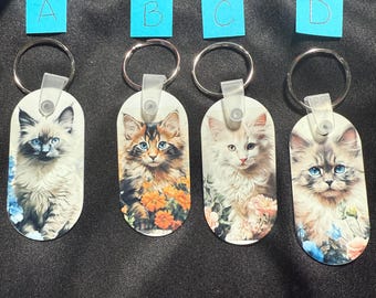 Cat Lover Keychain: Lightweight Cat Themed Gift